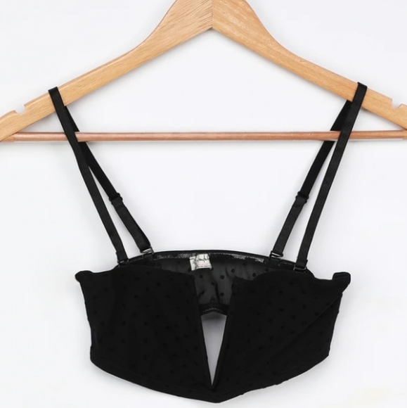 Free People Sierra Bandeau Wireless Bra Black - Picture 4 of 8